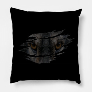 Wolf Eyes Pillow