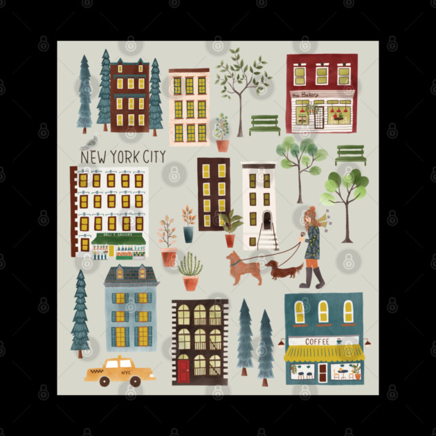 New York City Stroll by YuanXuDesign