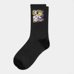 Ricky Bobby // If You Ain't First You're Last Racing Design Socks