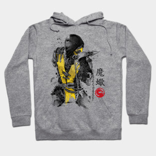 Fire Warrior sumi-e Hoodie