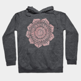 Blush Lace Mandala Hoodie