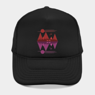 Wild Horses (Red/Purple) Hat