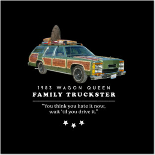 1983 Wagon Queen FAMILY TRUCKSTER - vintage logo Posters and Art