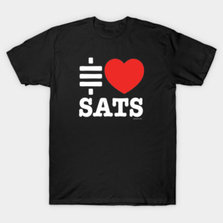 I LOVE SATS (dark) T-Shirt