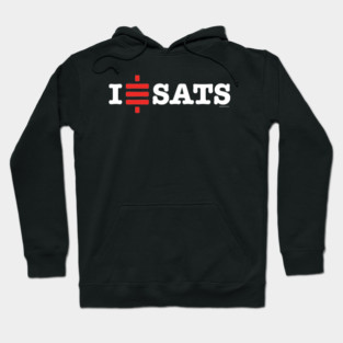 I STACK SATS (dark) Hoodie