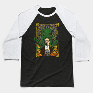 Lovecraft Tribute Baseball T-Shirt
