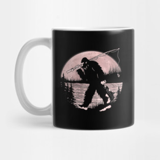 Bigfoot Fishing Mug