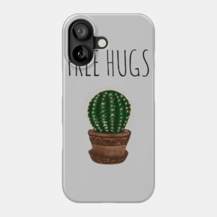 Free hugs cactus Phone Case