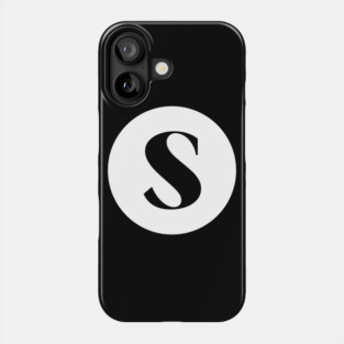 S (Letter Initial Monogram) Phone Case