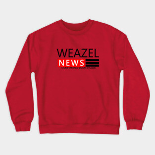 WEAZEL NEWS Crewneck Sweatshirt