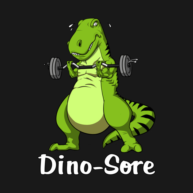 T-Rex Dinosaur Fitness Gym Dino-Sore Dinosaur Fitness Kids T