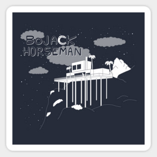 Bojack Horseman's house Sticker