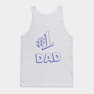 #1 Dad Tank Top