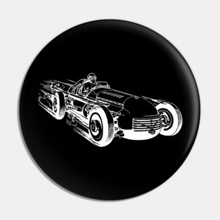 Vintage Race Car 1 Pin