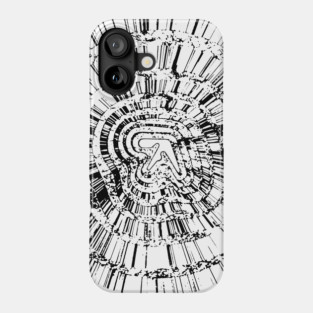 Aphex Twin Collapse EP Album White Design Phone Case
