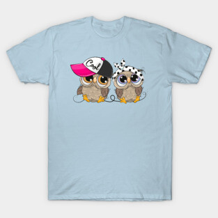 Two cute lovesick owls T-Shirt