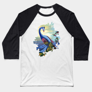 Peacock Life Baseball T-Shirt