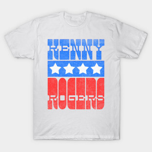 Kenny Rogers / Vintage-Style Country Music Lover Design T-Shirt