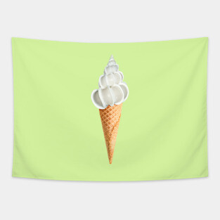 Seashell ice cream Tapestry