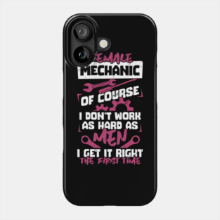 Female Car Diesel Mechanic Gift Phone Case