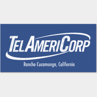 Tel AmeriCorp - vintage logo Posters and Art