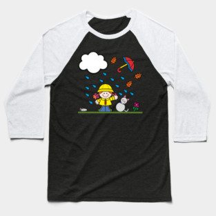 Colorforms®  Windy Rainy Day Baseball T-Shirt