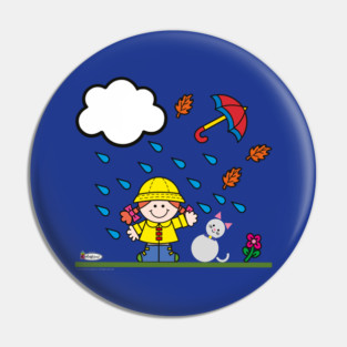 Colorforms®  Windy Rainy Day Pin
