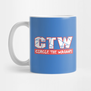 ECW Circle the Wagons Buffalo Bills Mug