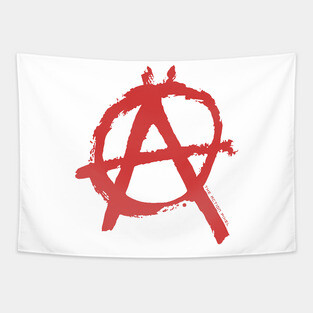 Anarchy (Red) Tapestry