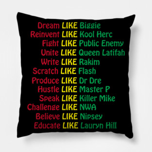 Hip Hop Tribute Pillow