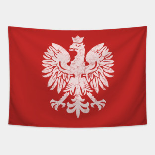 Polish Flag Eagle Tapestry