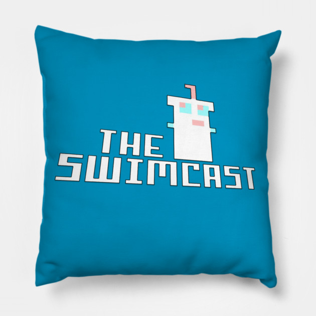 Swimcast (Current) Pillow by Art Comedy Pop-Culture Network!