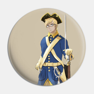 Historic Hetalia Sweden Pin