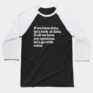 Funny Data Science Analytics Baseball T-Shirt