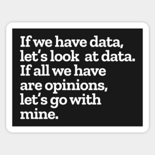 Funny Data Science Analytics Sticker