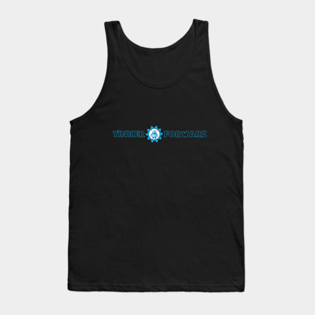 Tinker Forward Logo Wording With Tinker Robot Tank Top by Tinker Forward Store