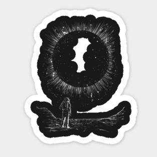 black hole sun Sticker