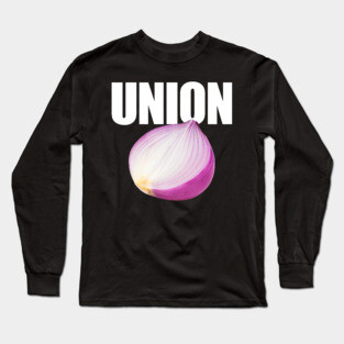 Union Funny Misspelled Onion Long Sleeve T-Shirt