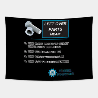 Left Over Parts Mean Tapestry