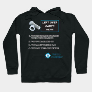 Left Over Parts Mean Hoodie