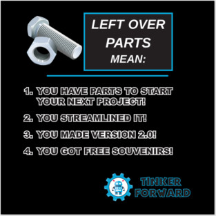 Left Over Parts Mean Posters and Art