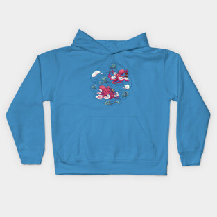 Octopus Rosé Kids Hoodie