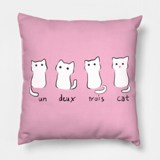 Un Deux Trois Cat Pillow