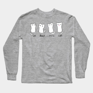 Un Deux Trois Cat Long Sleeve T-Shirt