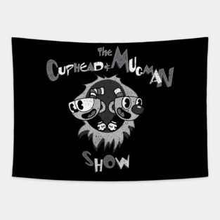 The Cuphead & Mugman Show Tapestry