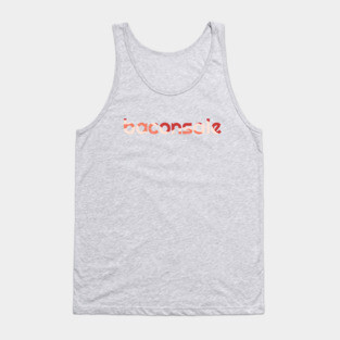 Basic Baconsale Logo - Bacon Print Tank Top