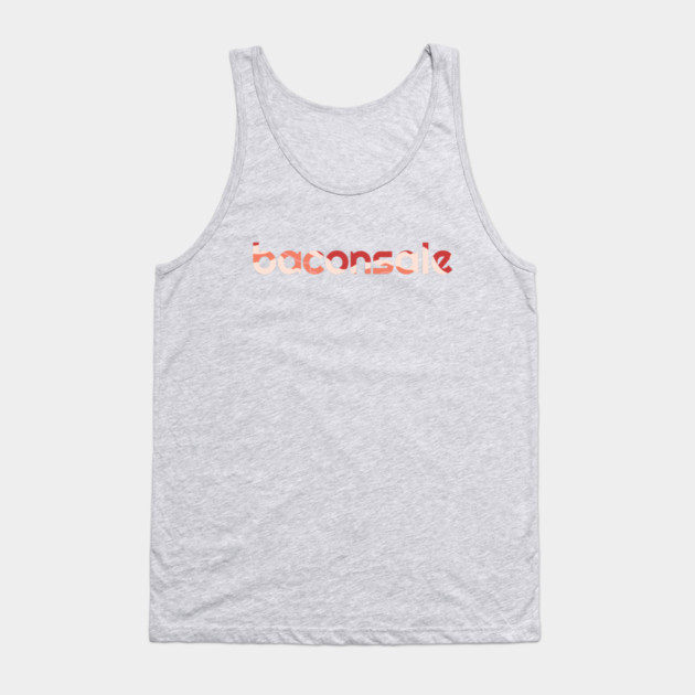 Basic Baconsale Logo - Bacon Print Tank Top by baconsale
