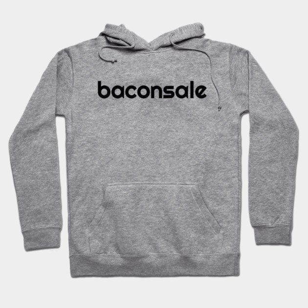 Basic Baconsale Logo - Black Hoodie by baconsale