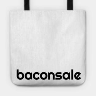 Basic Baconsale Logo - Black Tote