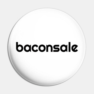 Basic Baconsale Logo - Black Pin